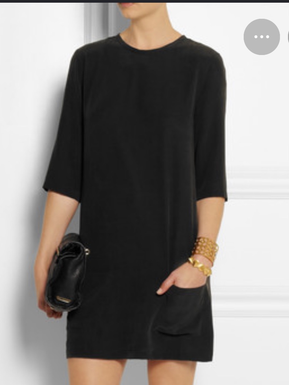 Equipment Aubrey Silk 3/4 Sleeve Dress NEW NWT